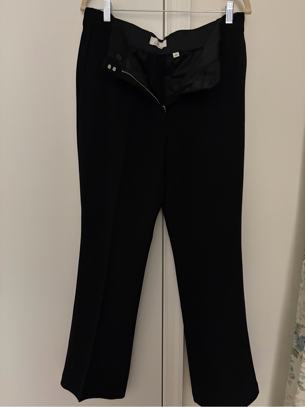 Babaton Program Black Boot-Cut Dress Pants